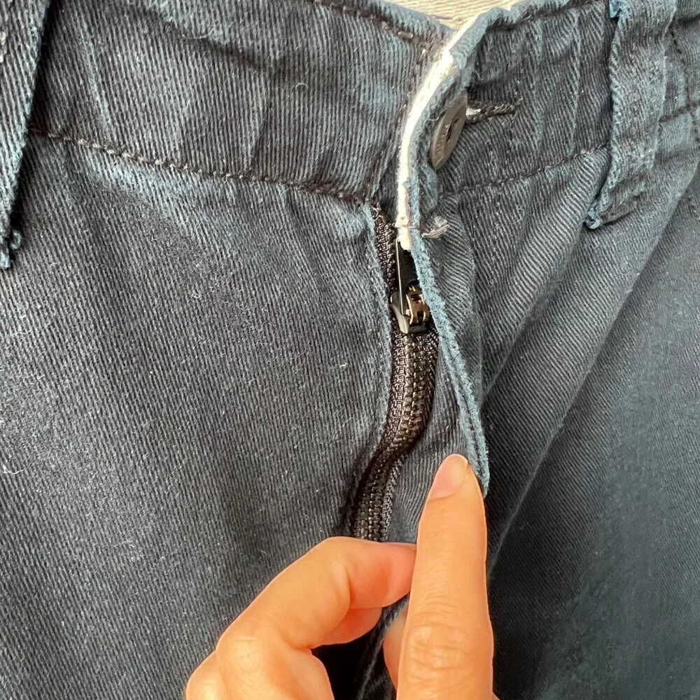 Ralpha relaxed fit Cotton Mechanic trousers pants , navy, Size 34 M52